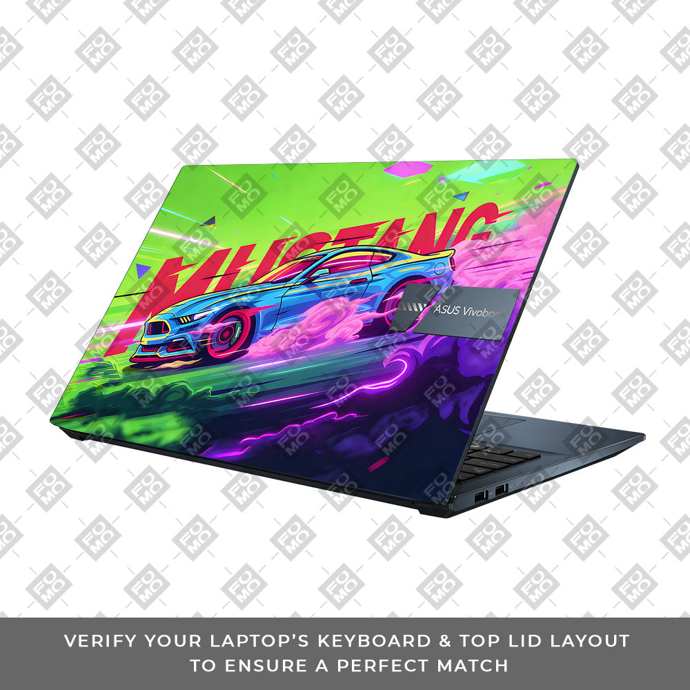 Ford Mustang Legacy Asus Vivobook Pro 15 M6500QC & M6500QH Laptop Skin