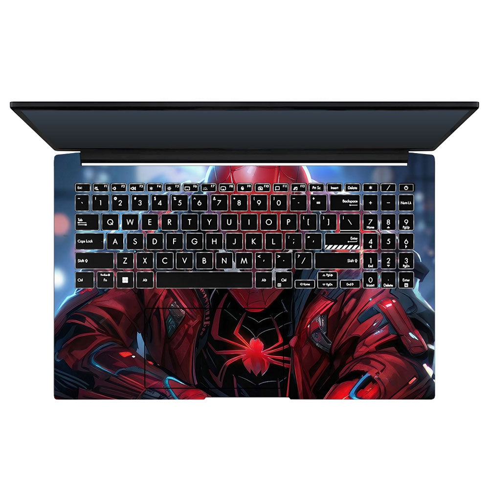 SpiderMan High Tech Hero Asus Vivobook Pro 15 M6500QC & M6500QH 3D Laptop Skin