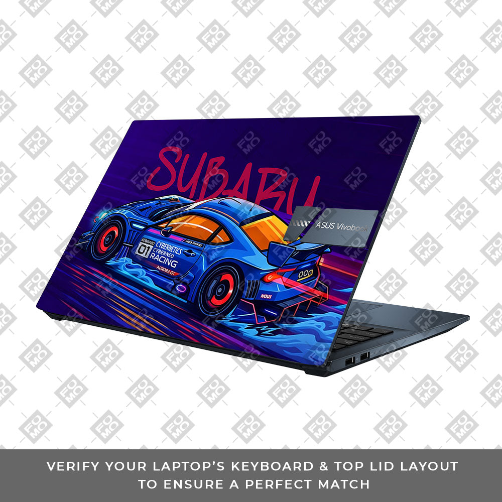 Subaru BRZ Asus Vivobook Pro 15 M6500QC & M6500QH Laptop Skin