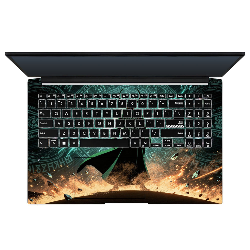 Loki God of Mischief Neon Asus Vivobook Pro 15 M6500QC & M6500QH Laptop Skin