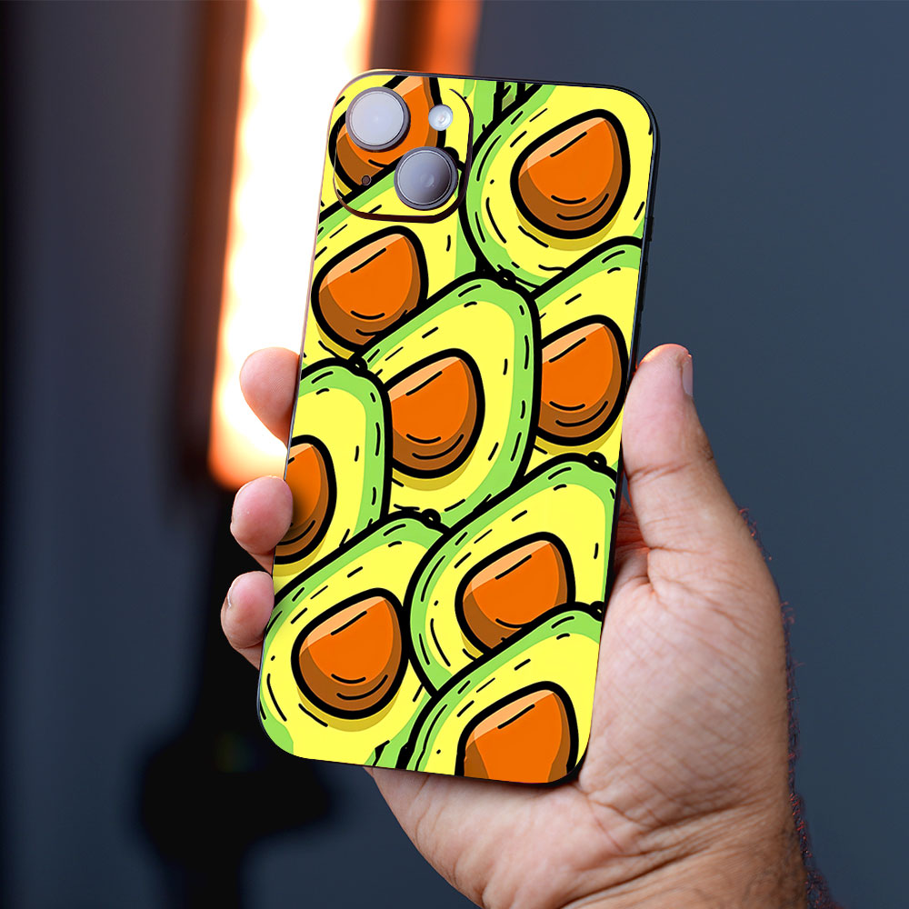 Avocado Pop Art Repeat Mobile Skins