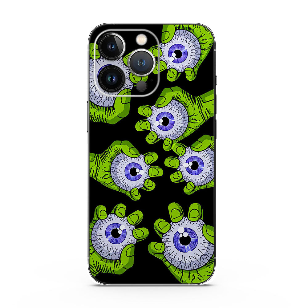 Fomo Store Mobile Skins Miscellaneous Green Hands & Eyeballs