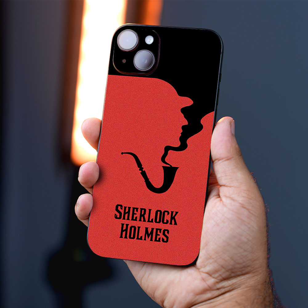 Sherlock Holmes silhouette Mobile Skins