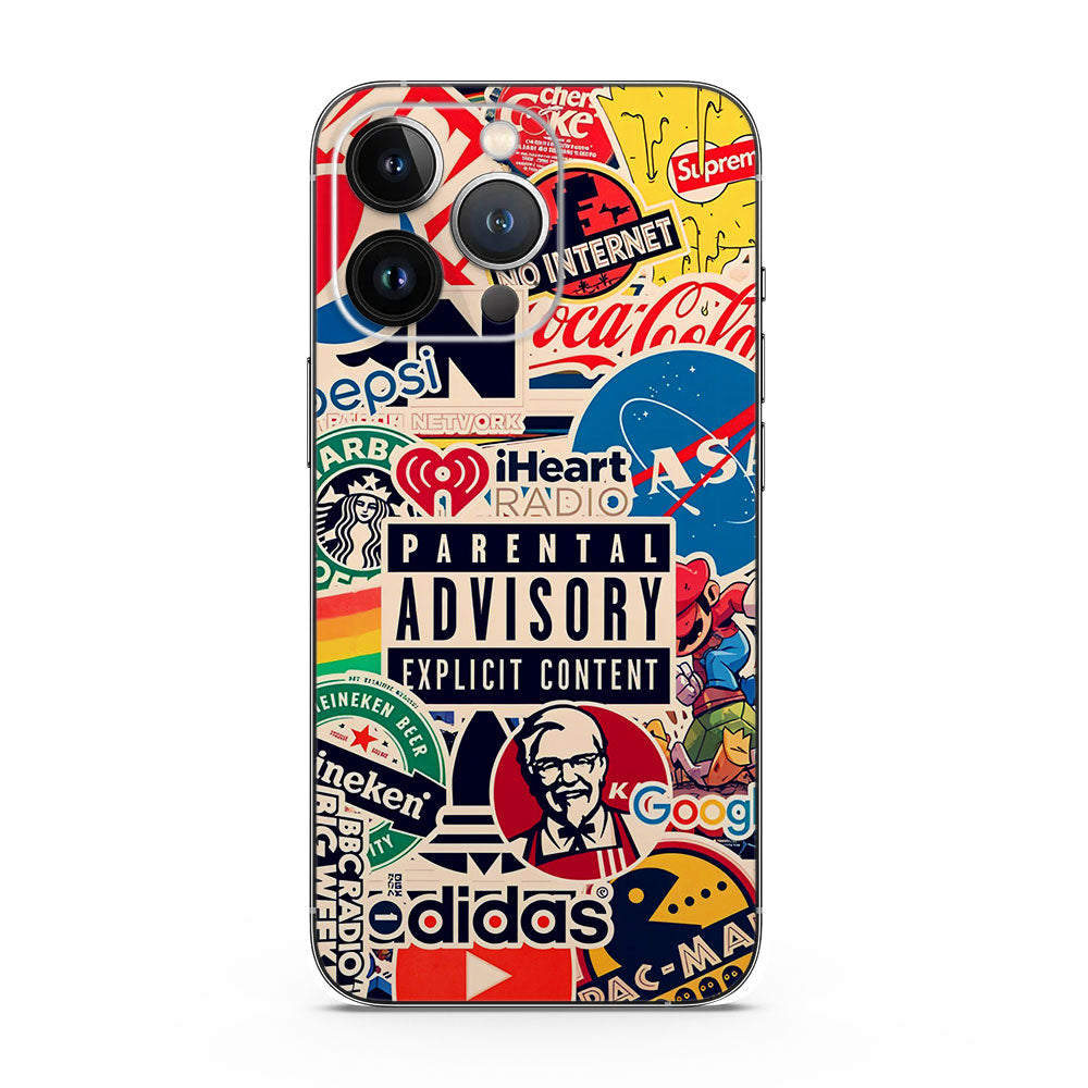 Fomo Store Mobile Skins Miscellaneous Pop Clash Sticker Collage