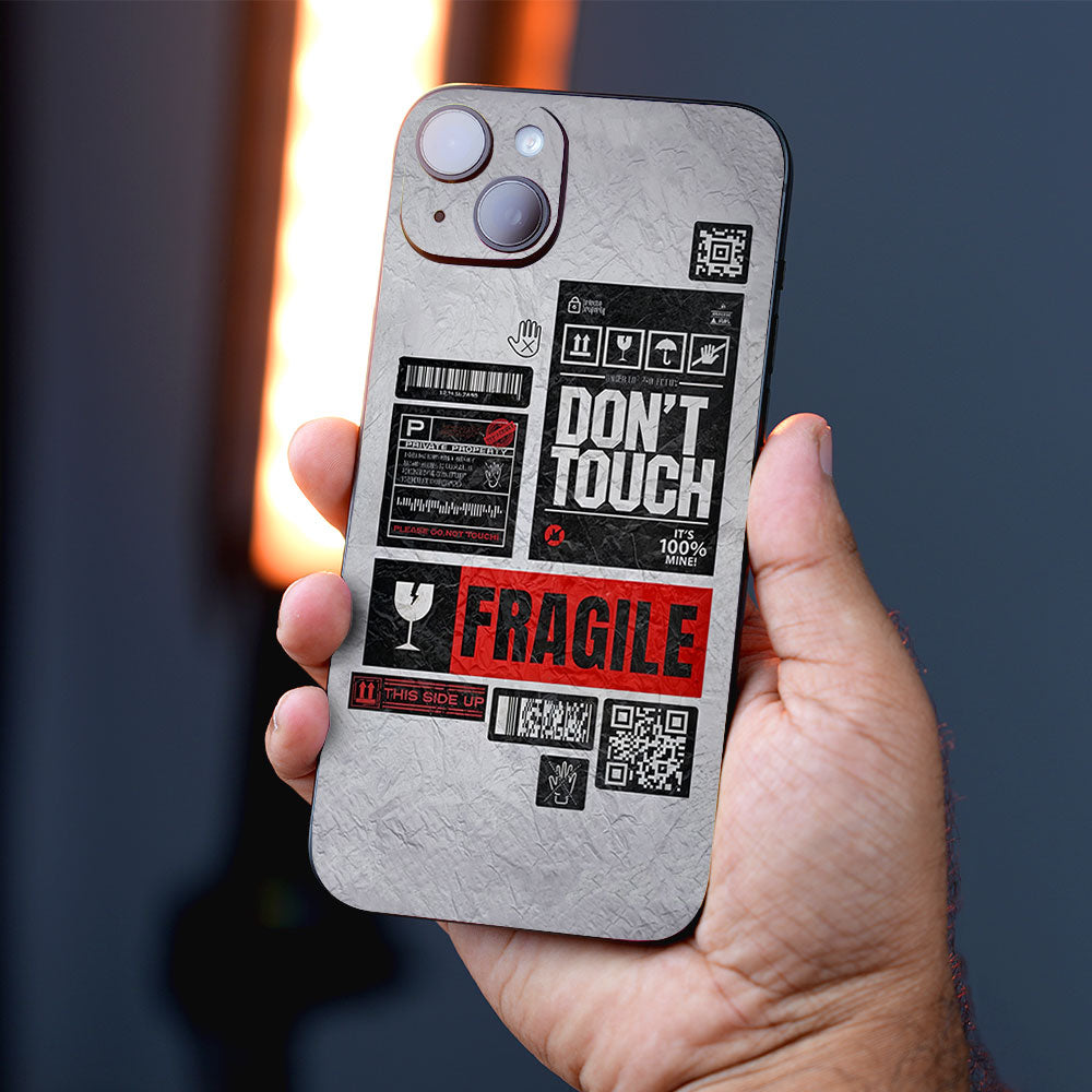 Fragile Don’t Touch Mobile Skin