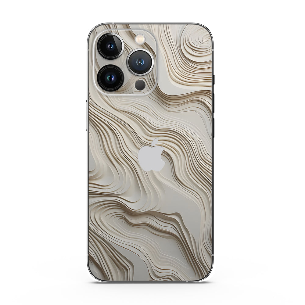 Flowing Marble Waves Mobile Skin