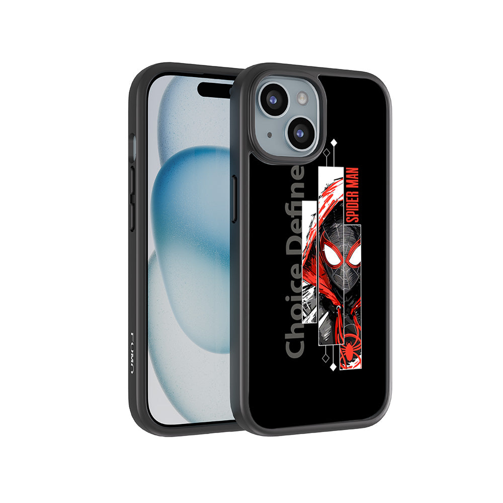 Spiderman Choices Defines Skin with Shockguard Armour Magsafe Case for Apple iPhone 15 Plus
