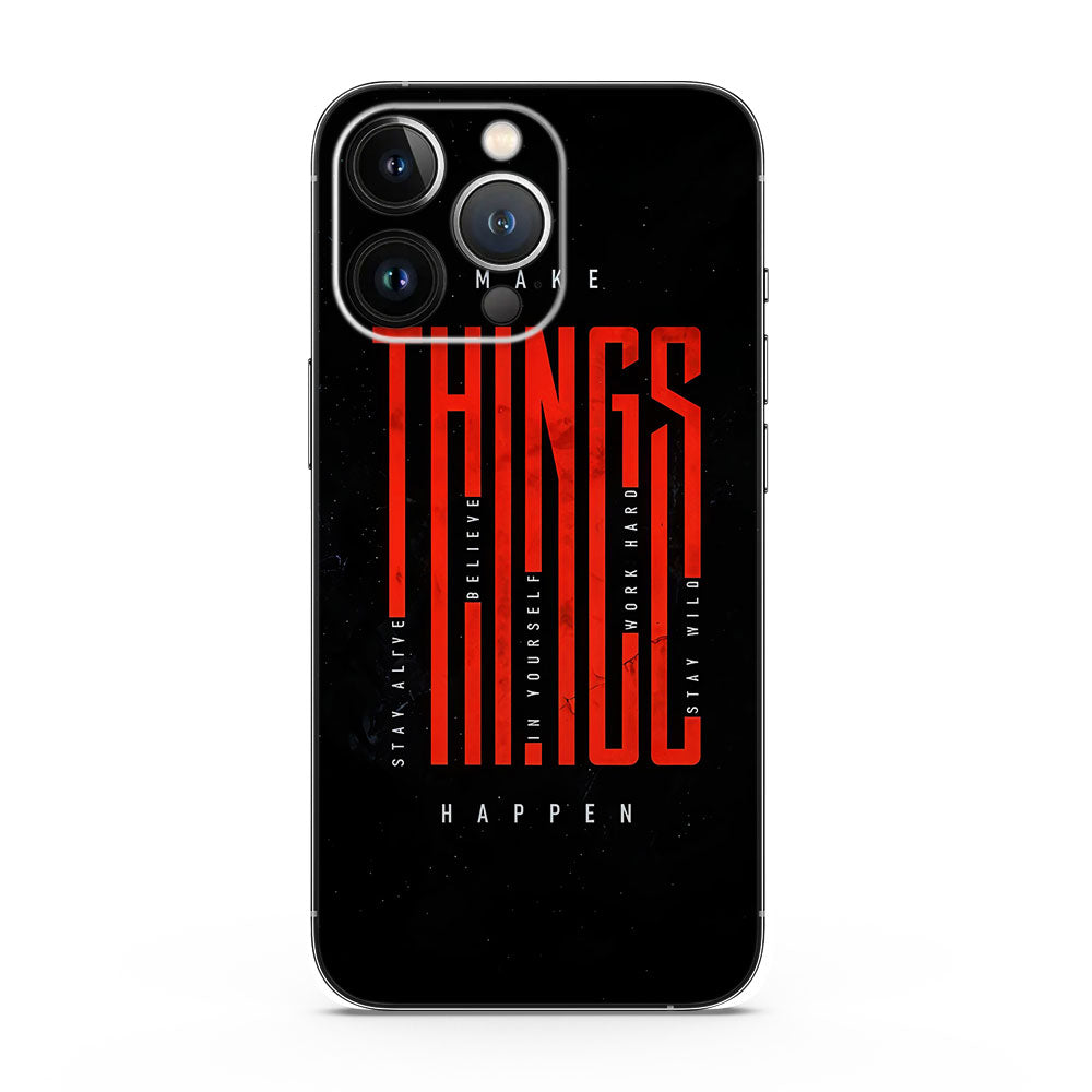 Fomo Store Mobile Skins Quotes Make Things Happen