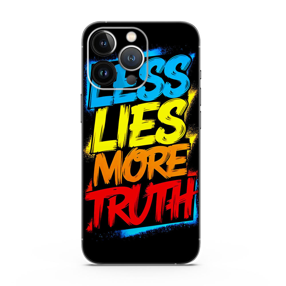 Fomo Store Mobile Skins Quotes Less Lies More Truth