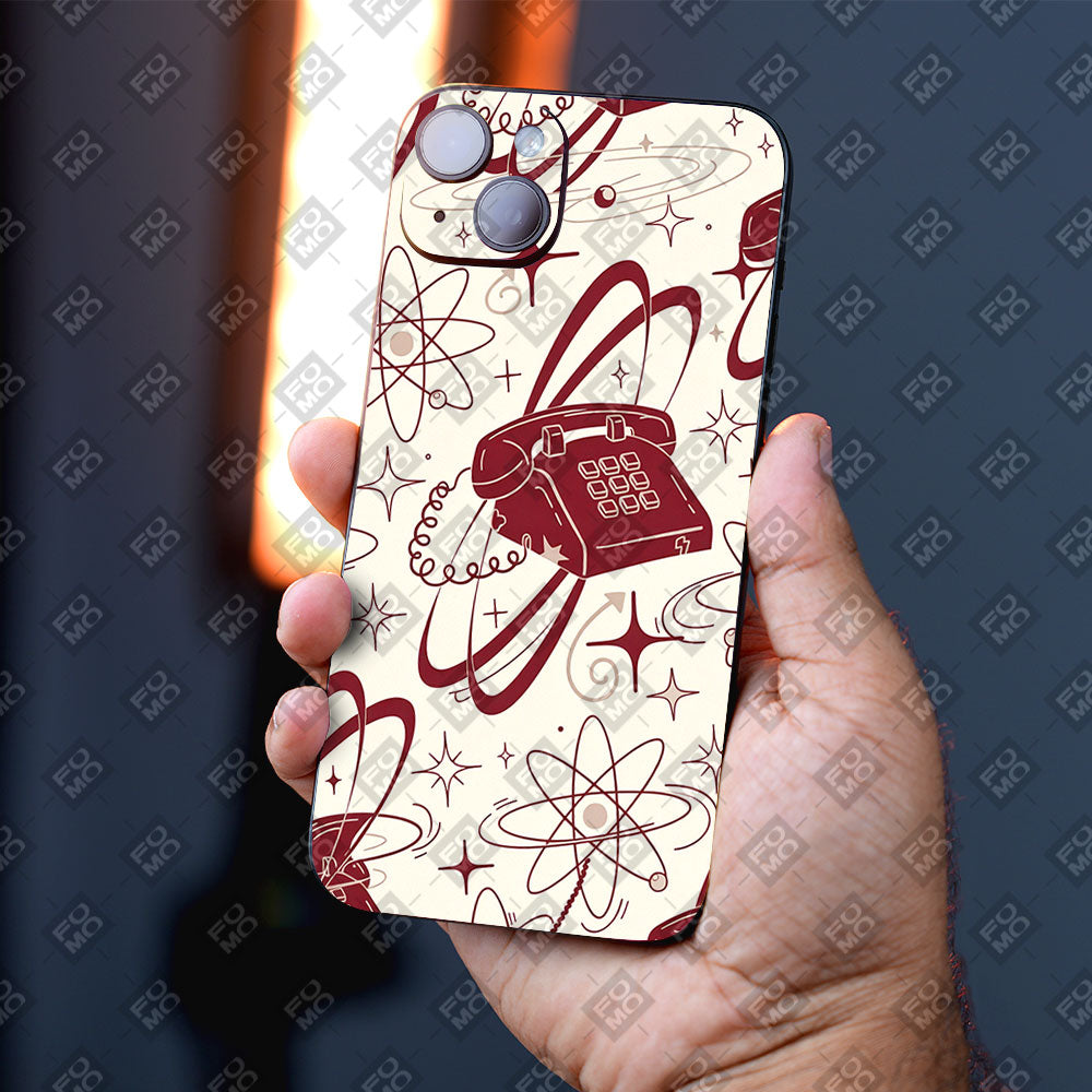 Phone Lines of the Past Mobile Skins