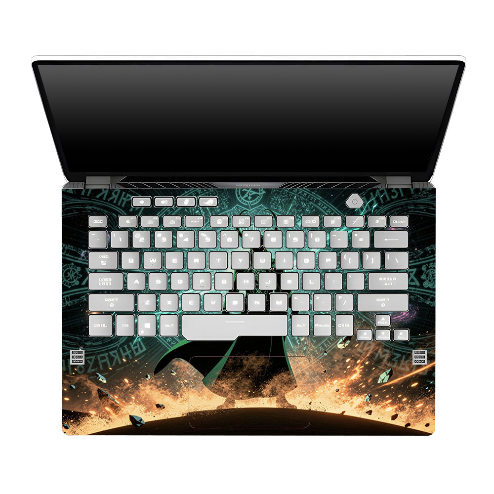 Loki God of Mischief Neon Asus ROG Zephyrus G14 GA401 Laptop Skin