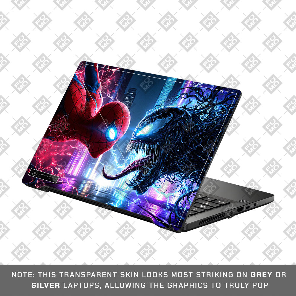 Spiderman vs Venom Showdown Asus ROG Zephyrus G14 GA401 Laptop Skin