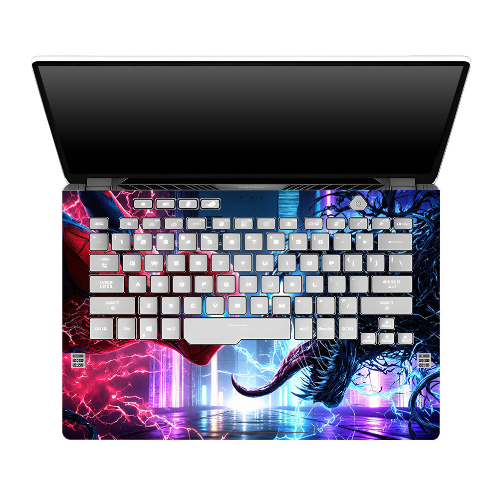 Spiderman vs Venom Showdown Asus ROG Zephyrus G14 GA401 Laptop Skin