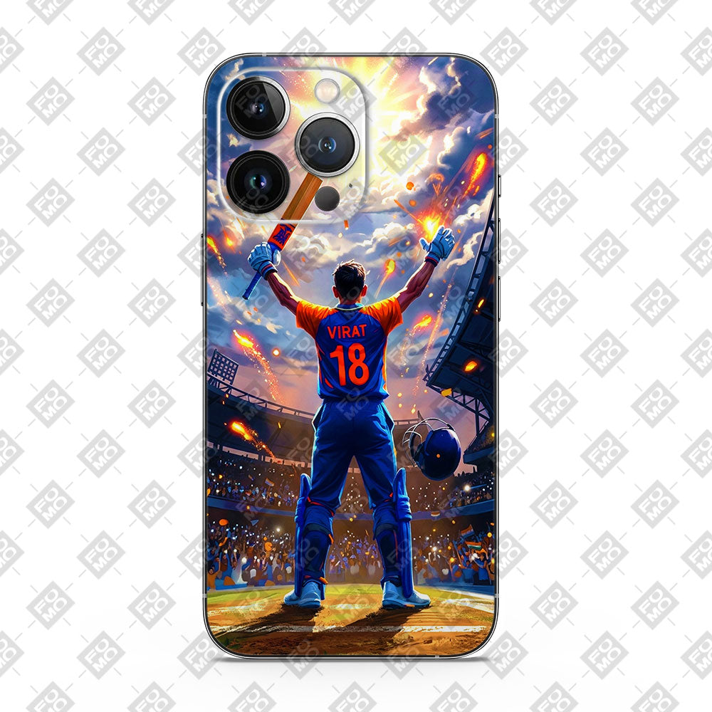 King Virat Kohli Sports 3D Mobile Skin