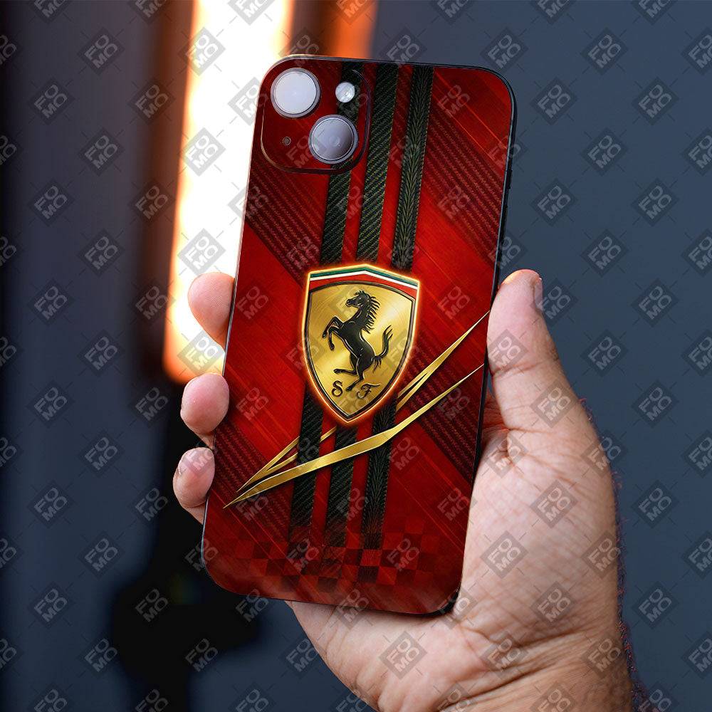 Ferrari SF Gold Crest Mobile Skin