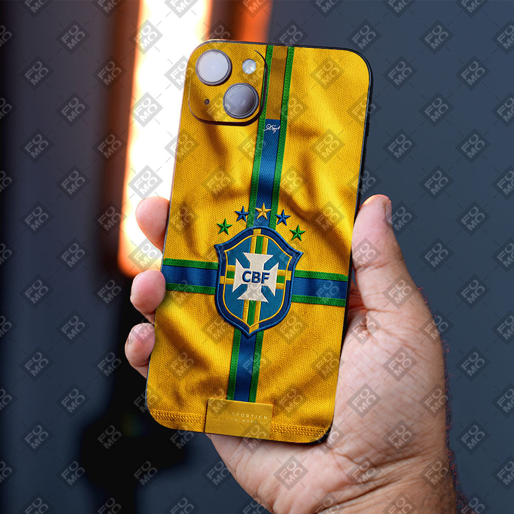 Brazil Football Crest Sports Mobile Skin