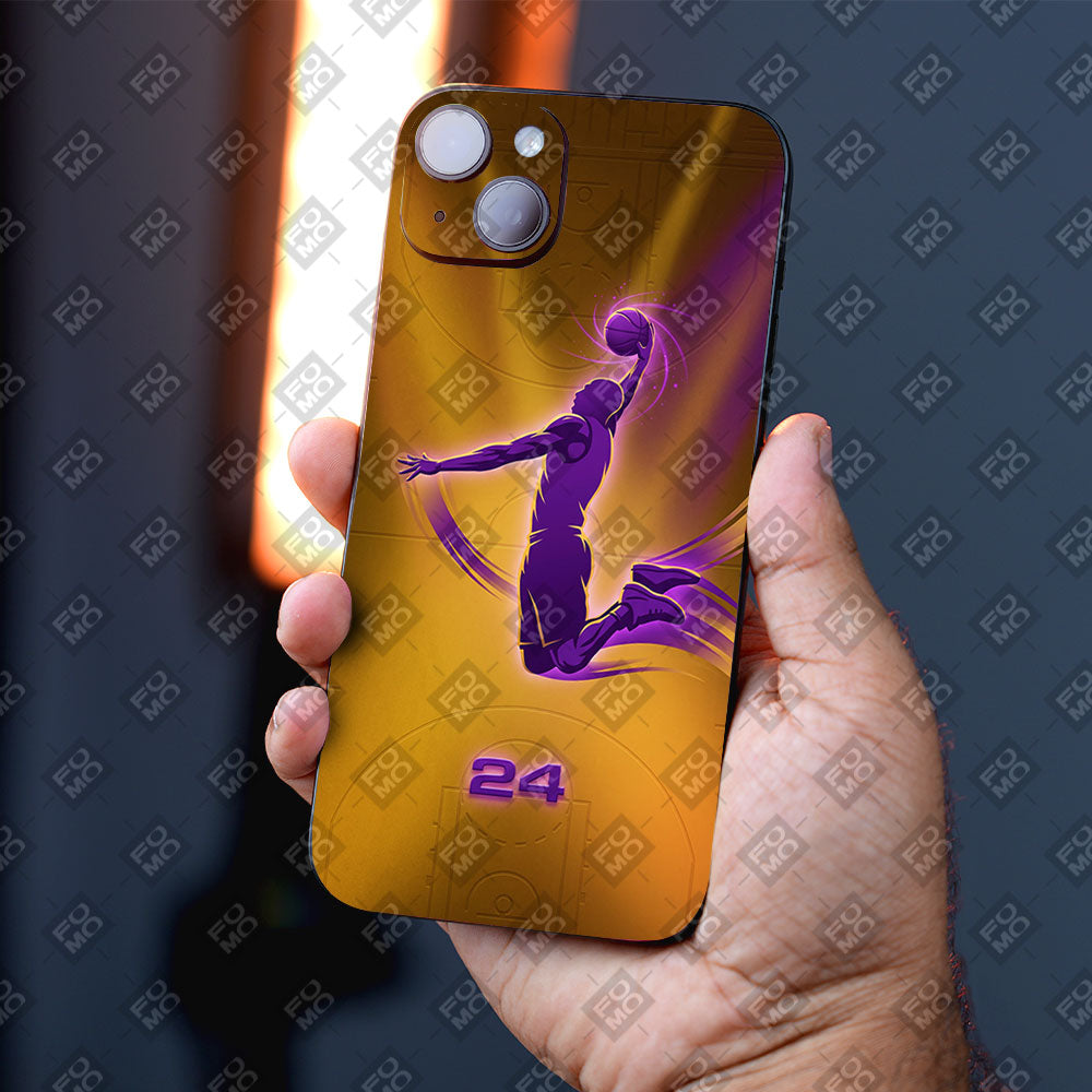 Purple Dunk 24 Sports Mobile Skin