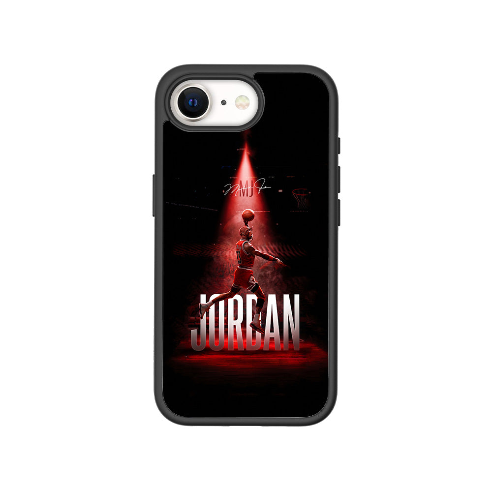 Jordan 23 Spotlight Basketball Sports 3D Skin with Shockguard Armour Magsafe Case for Apple iPhone 16E