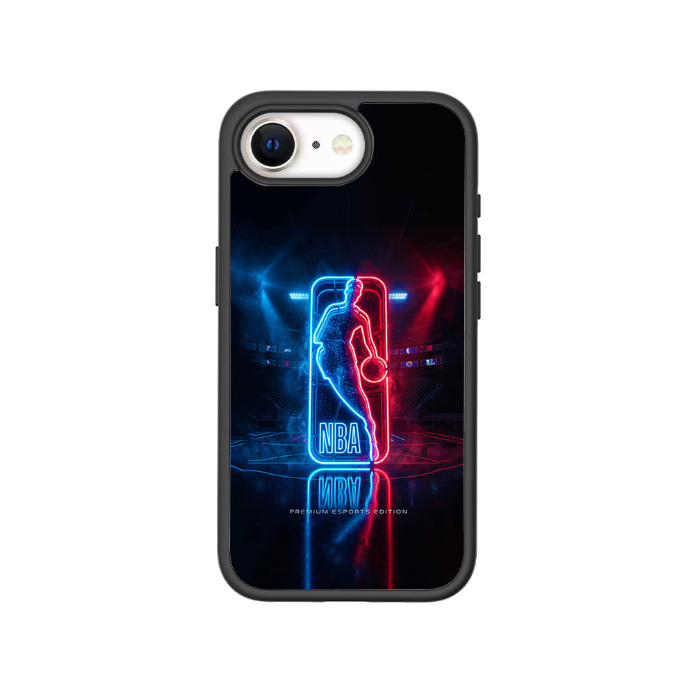 NBA Neon Arena Sports 3D Skin with Shockguard Armour Magsafe Case for Apple iPhone 16E