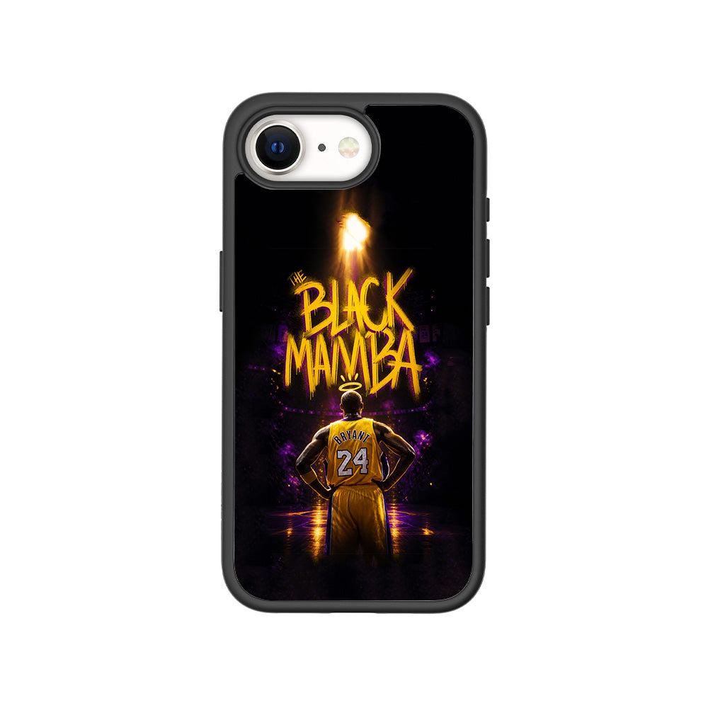 Black Mamba 24 Basketball Sports 3D Skin with Shockguard Armour Magsafe Case for Apple iPhone 16E