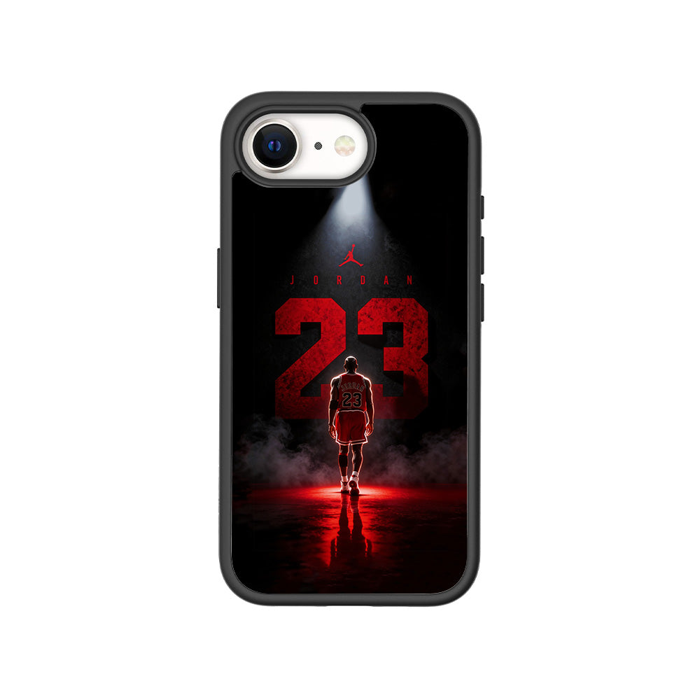Michael Jordan Legacy Sports 3D Skin with Shockguard Armour Magsafe Case for Apple iPhone 16E