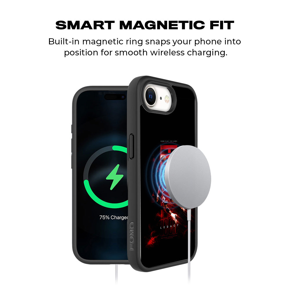 Jordan 23 Flight Sports 3D Skin with Shockguard Armour Magsafe Case for Apple iPhone 16E