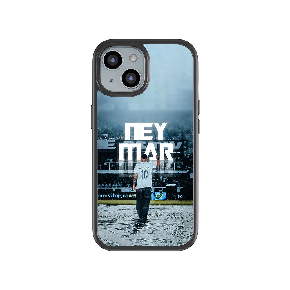 Neymar Powerful Presence Skin with Shockguard Armour Magsafe Case for Apple iPhone 15 Plus