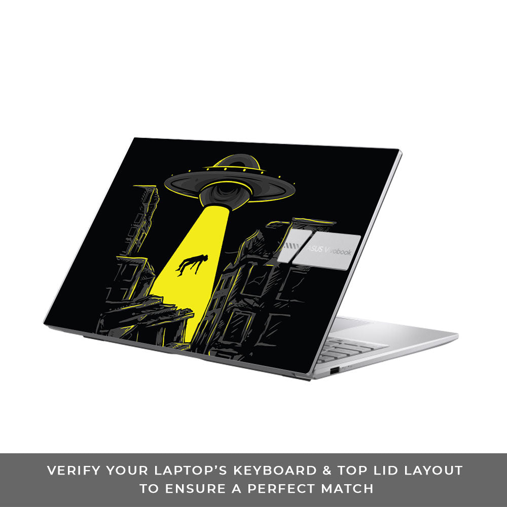 Alien Abduction Asus VivoBook 15 X1504VA Laptop Skin