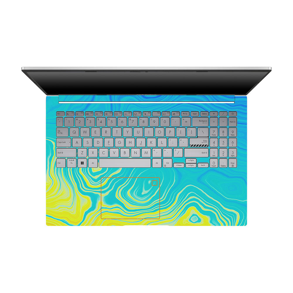 Ocean Gradient Waves Asus VivoBook 15 X1504VA Laptop Skin