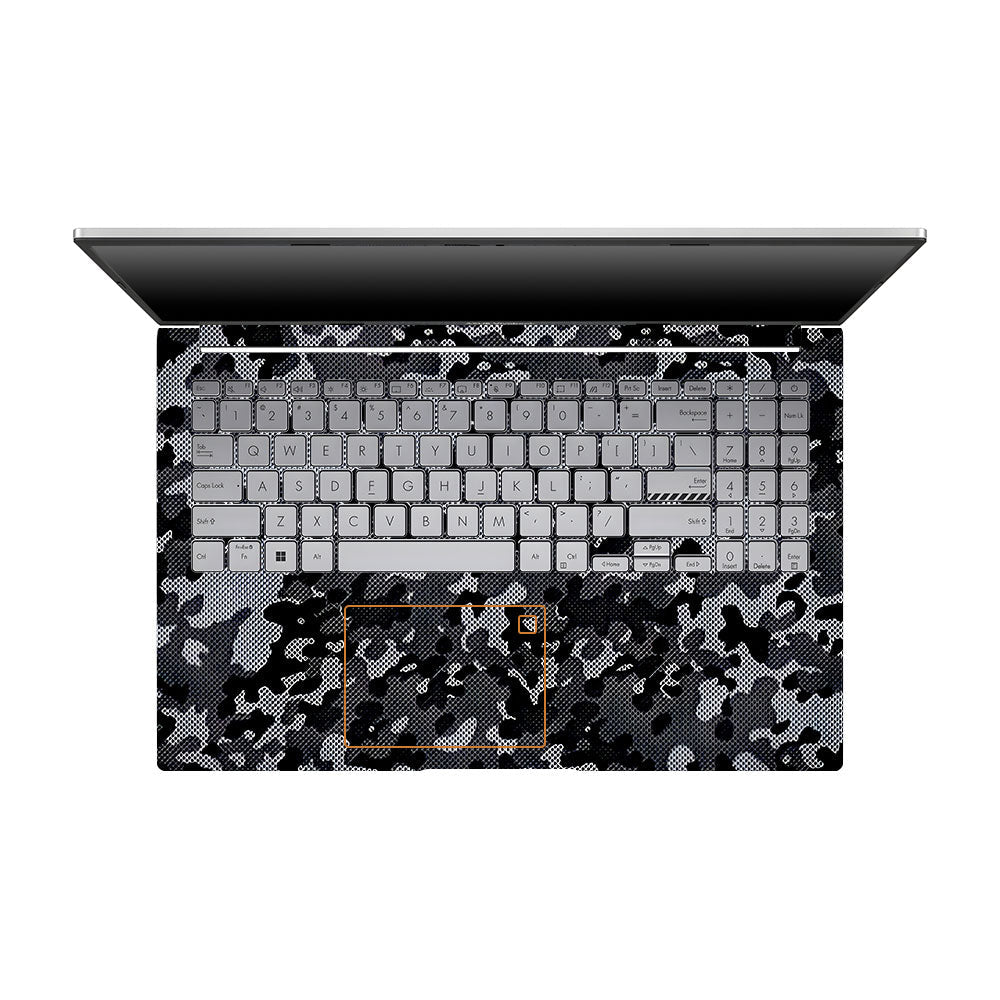 Stealth Grey Camo Asus VivoBook 15 X1504VA Laptop Skin