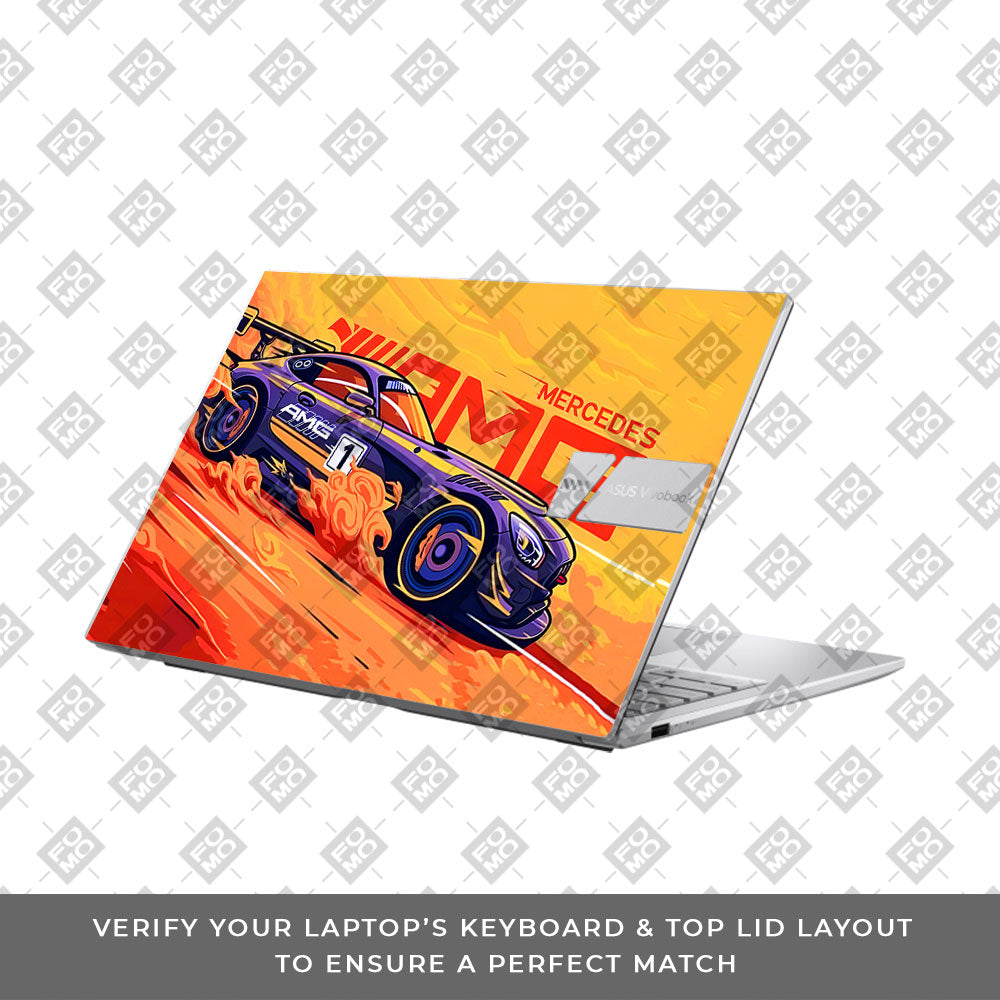 Mercedes AMG Asus VivoBook 15 X1504VA Laptop Skin