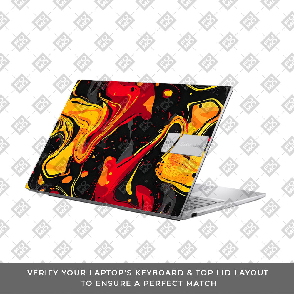 Lava Burst Asus VivoBook 15 X1504VA Laptop Skin