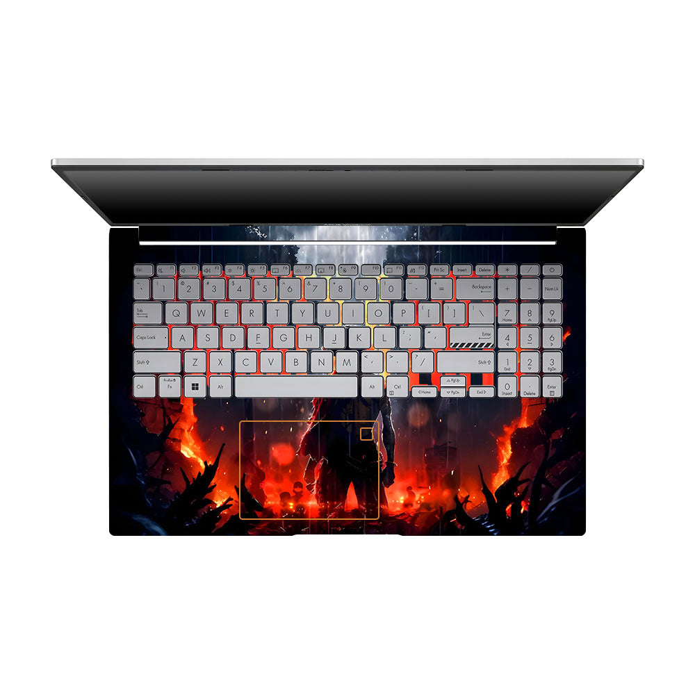 Monkey D. Luffy Blazing Red Asus VivoBook 15 X1504VA Laptop Skin
