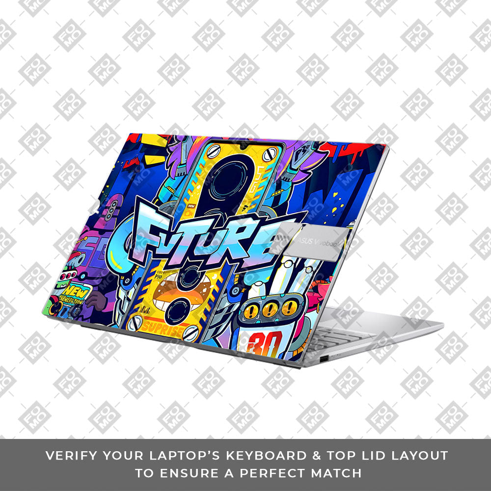 Futuristic Cyberpunk Vision Asus VivoBook 15 X1504VA Laptop Skin