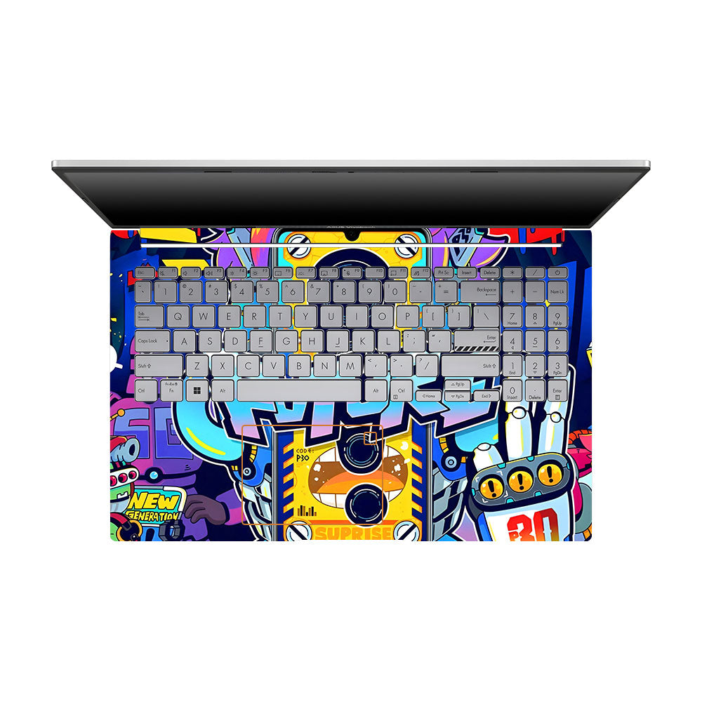 Futuristic Cyberpunk Vision Asus VivoBook 15 X1504VA Laptop Skin