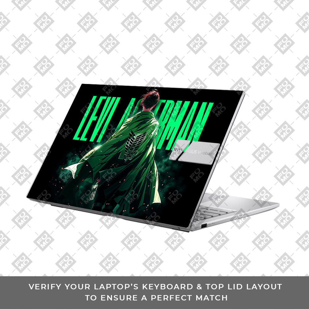 Levi Ackerman Stance Asus VivoBook 15 X1504VA Laptop Skin