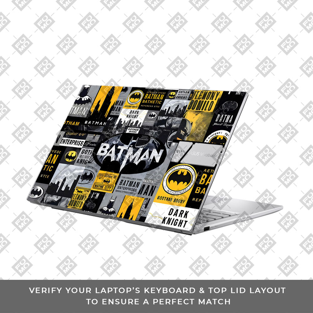 Batman Collage Asus VivoBook 15 X1504VA Laptop Skin