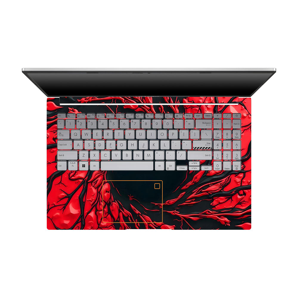 Spiderman Web Red Asus VivoBook 15 X1504VA Laptop Skin