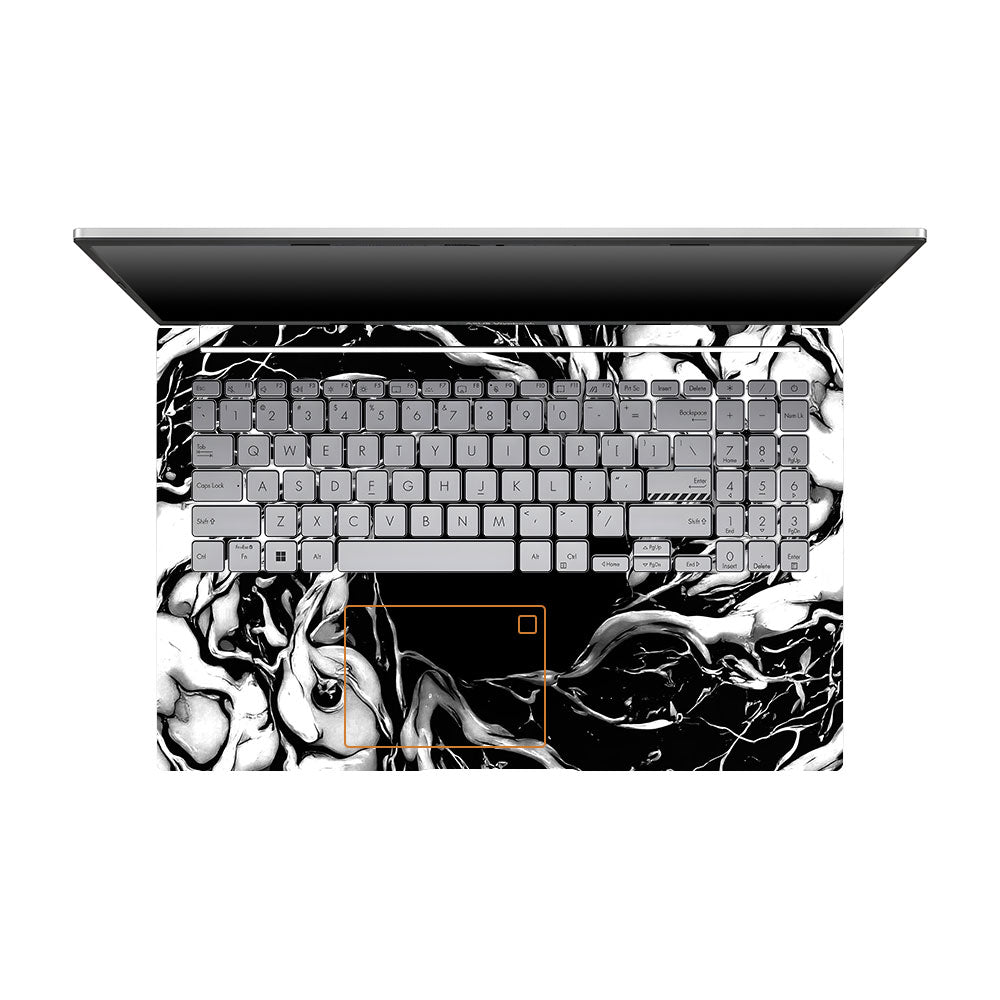 Spiderman Web Black Asus VivoBook 15 X1504VA Laptop Skin
