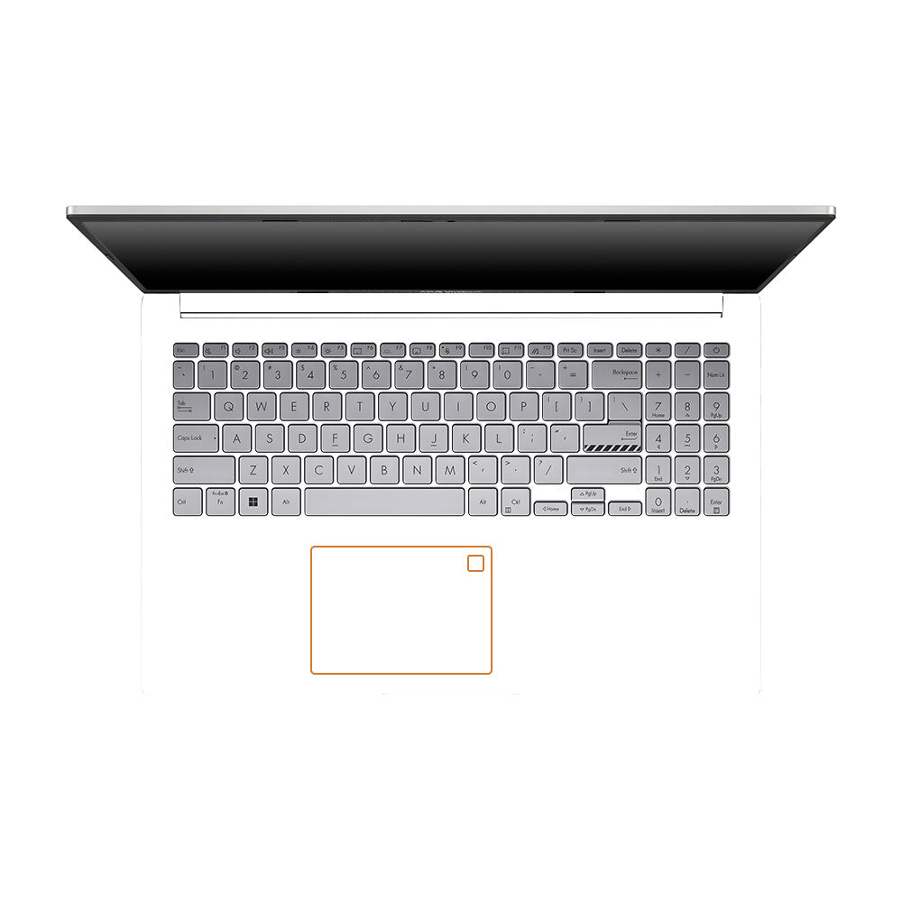 Textured White Asus VivoBook 15 X1504VA Laptop Skin