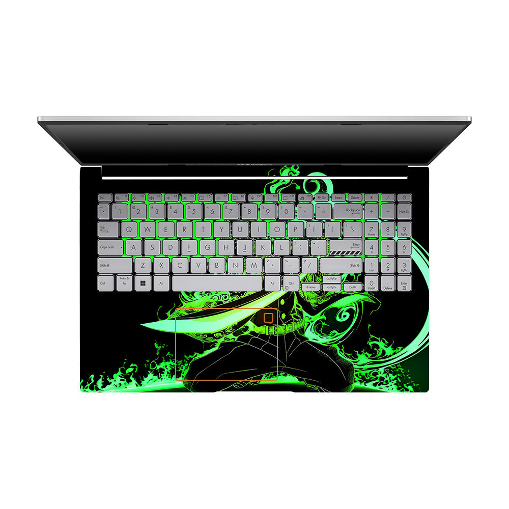 Tanjiro Green Flame Dance Asus VivoBook 15 X1504VA Laptop Skin