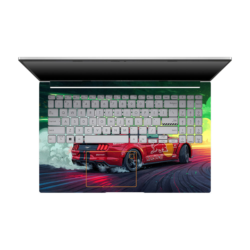Mustang GT Red Bull Drift Beast Asus VivoBook 15 X1504VA Laptop Skin