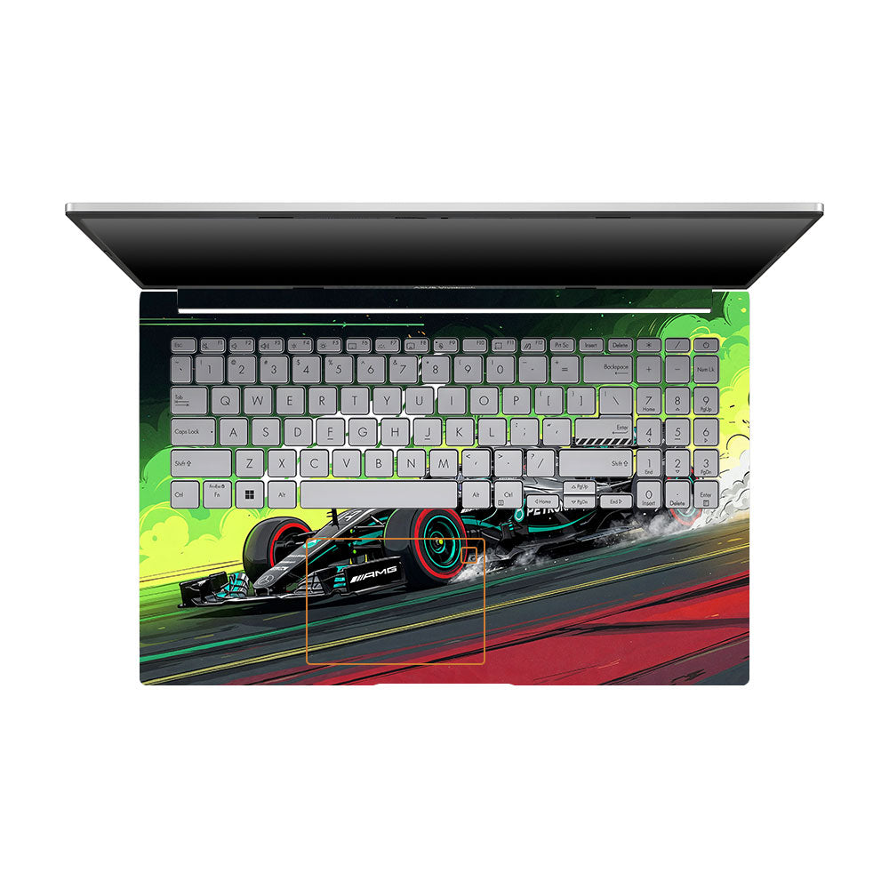 W15 F1 Red Bull x AMG Velocity Asus VivoBook 15 X1504VA 3D Laptop Skin