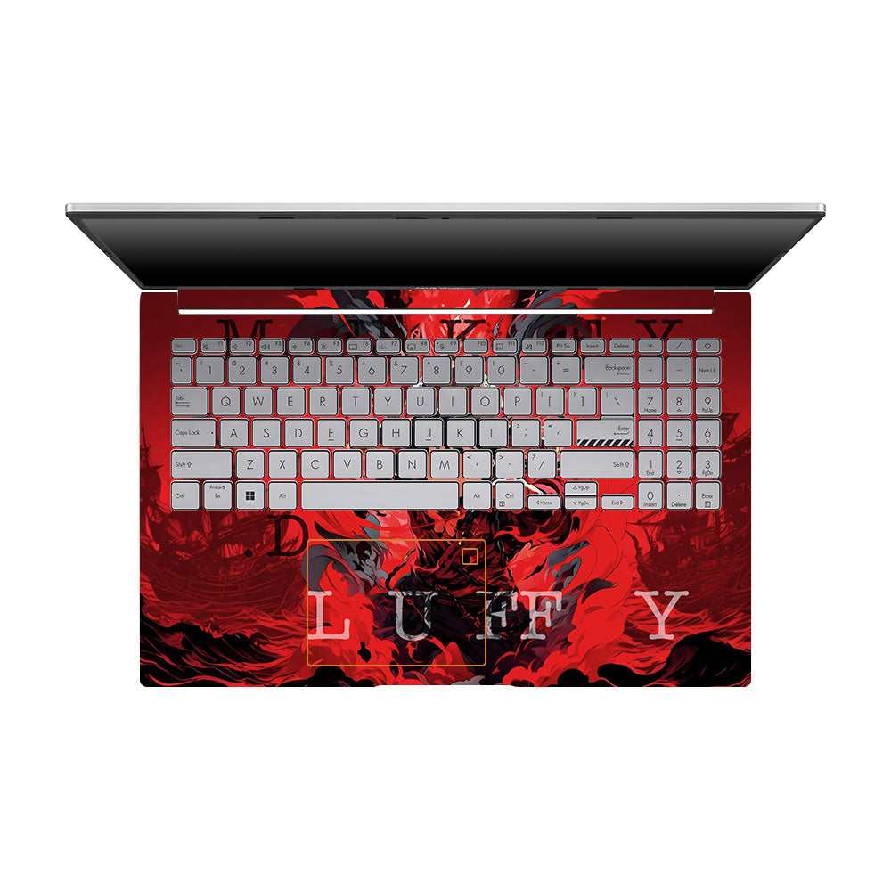 Red King Luffy Asus VivoBook 15 X1504VA Laptop Skin