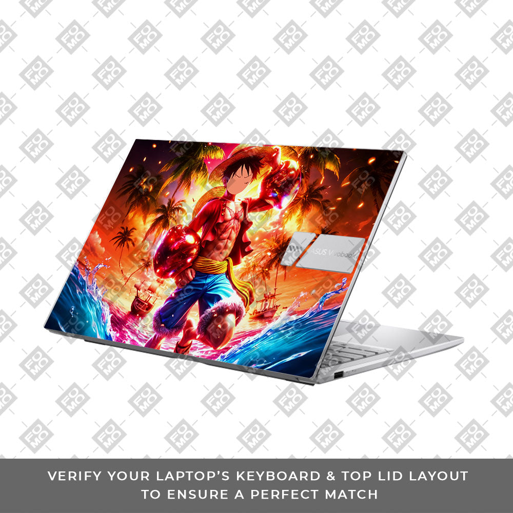 Luffy's Radiant Will Asus VivoBook 15 X1504VA Laptop Skin