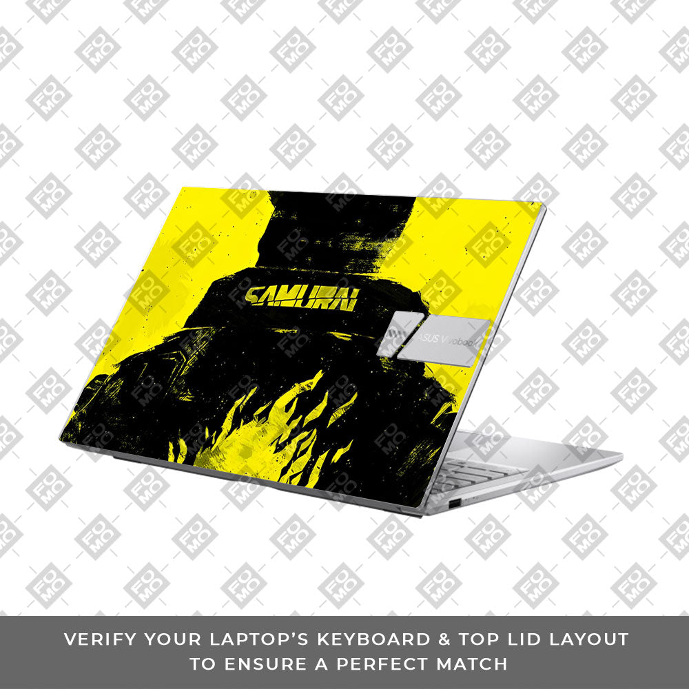 Backlit SAMURAI Jacket Asus VivoBook 15 X1504VA Laptop Skin