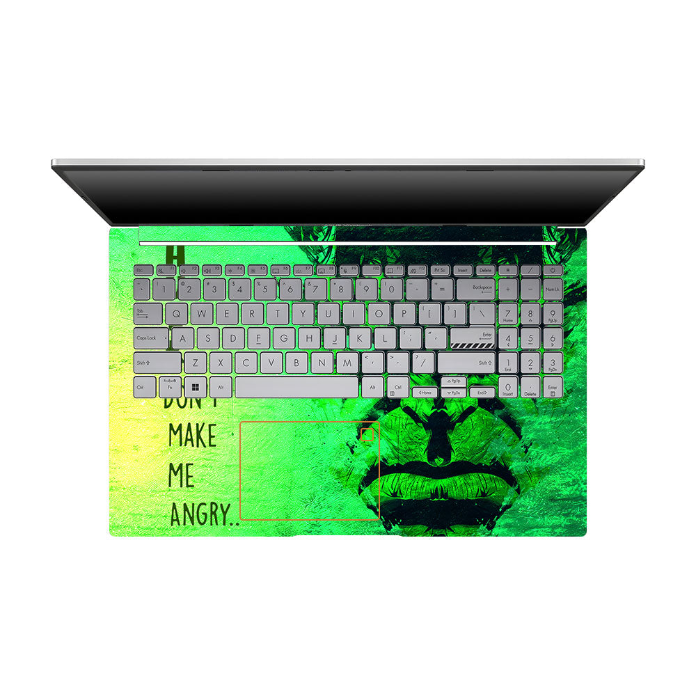 Hulk Don't Make Me Angry Asus VivoBook 15 X1504VA Laptop Skin