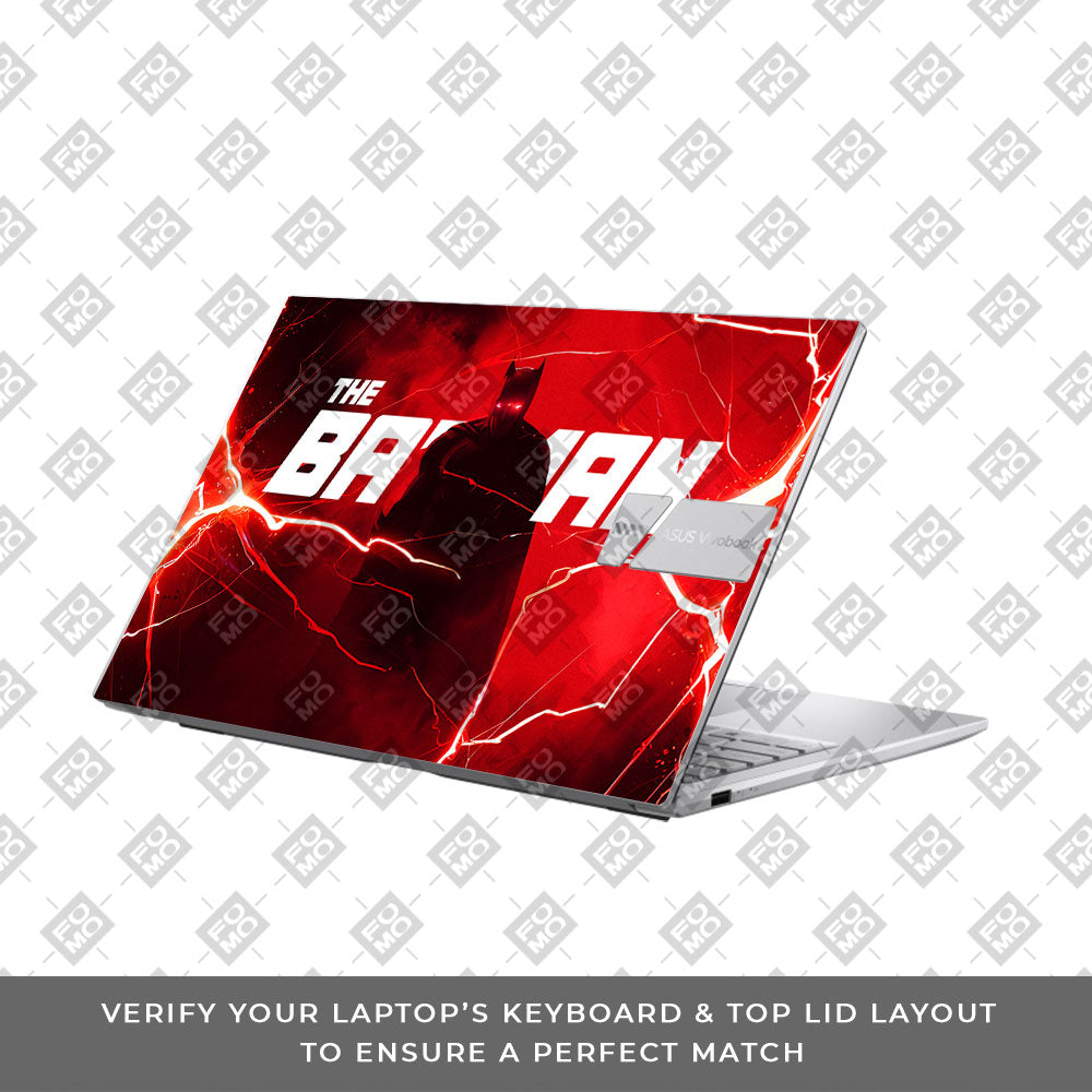 Red Rage Batman Asus VivoBook 15 X1504VA Laptop Skin
