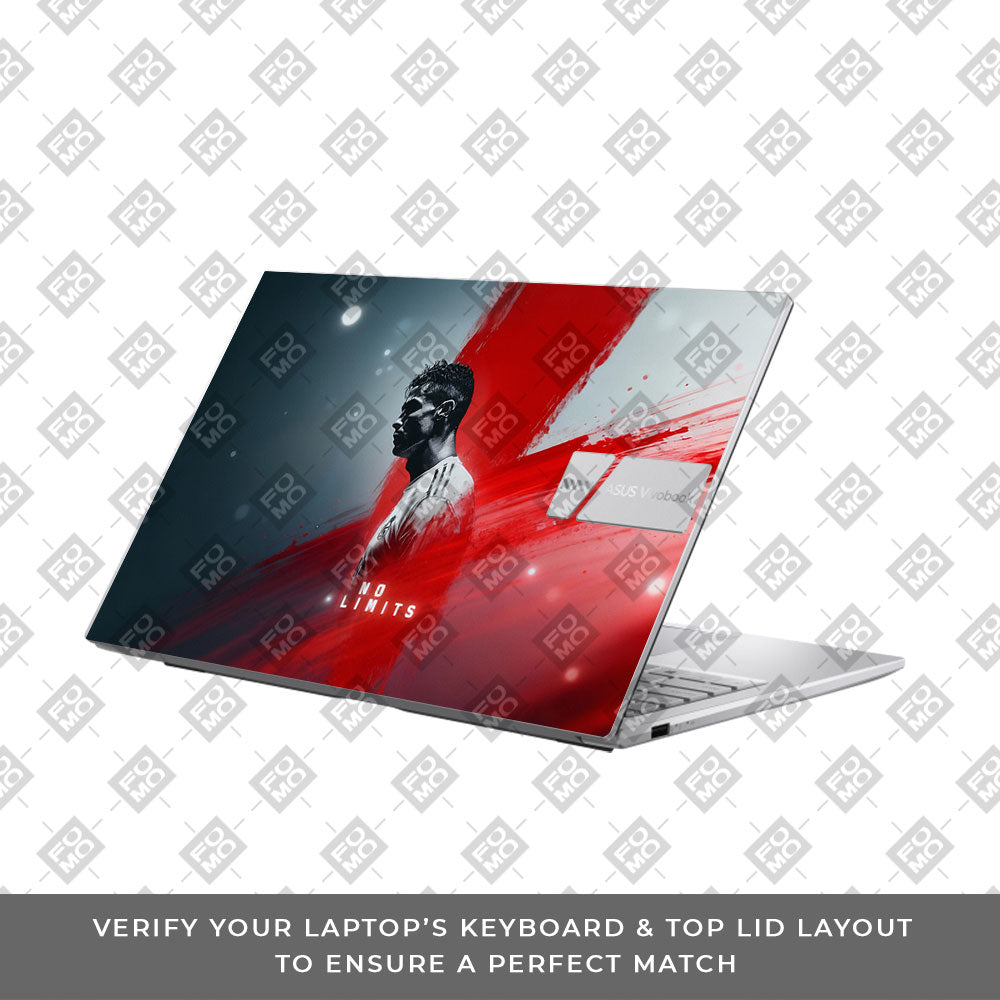 No Limits Ronaldo Spirit Asus VivoBook 15 X1504VA Laptop Skin