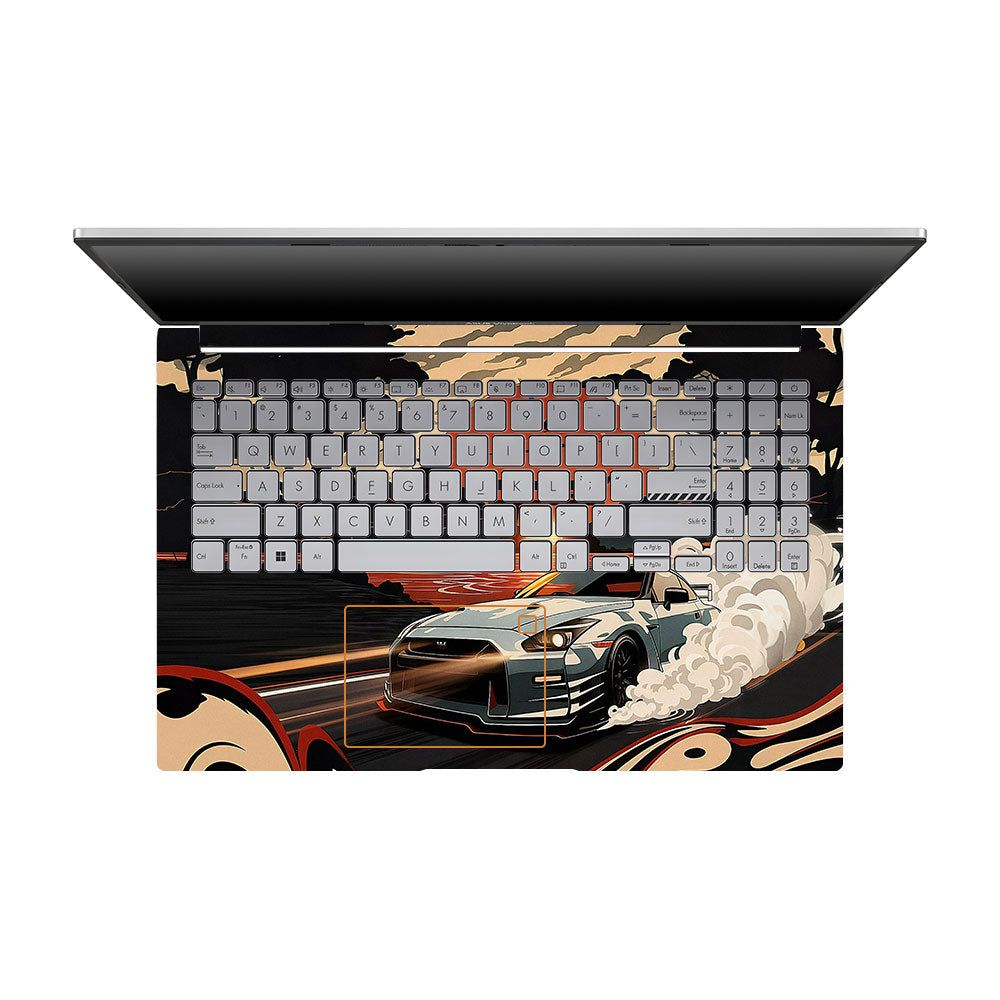 Samurai Rising Sun GTR Asus VivoBook 15 X1504VA Laptop Skin